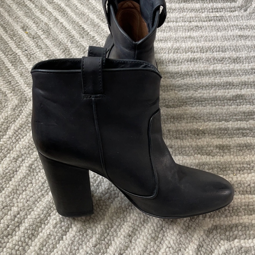 Laurence Dacade Black Leather Pete Boots / Booties